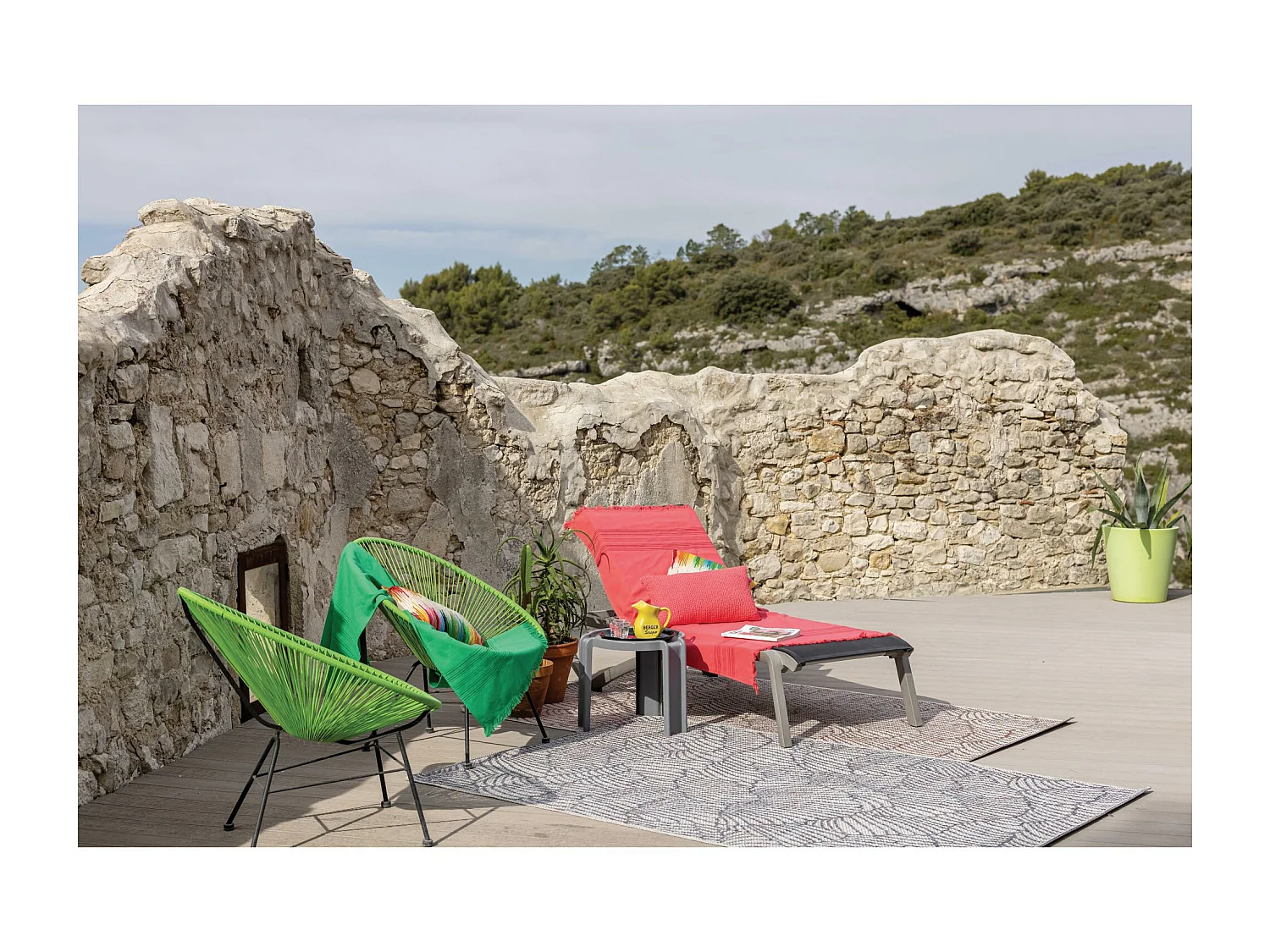 Drap hammam Cancun malabar 90 x 180 cm Vivaraise