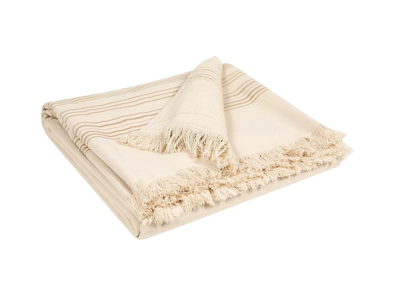 Drap hammam Cancun lin 90 x 180 cm Vivaraise
