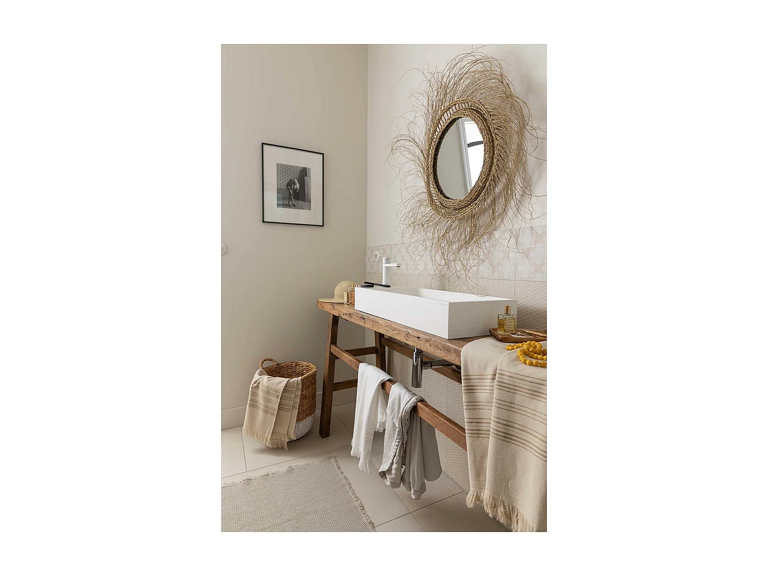 Hammam-Tuch Cancun Leinen 90 x 180 cm