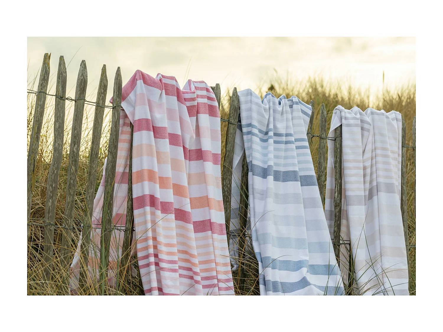 Recyceltes Hammam-Tuch Samoa Natur 100 x 200 cm