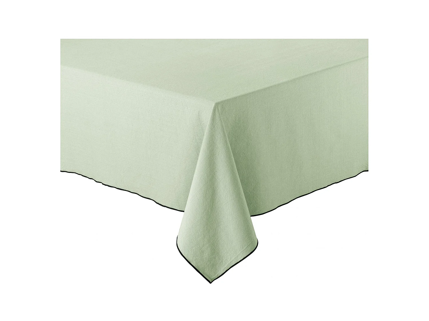 Nappe recyclée Grace celadon 140 x 140 cm Winkler