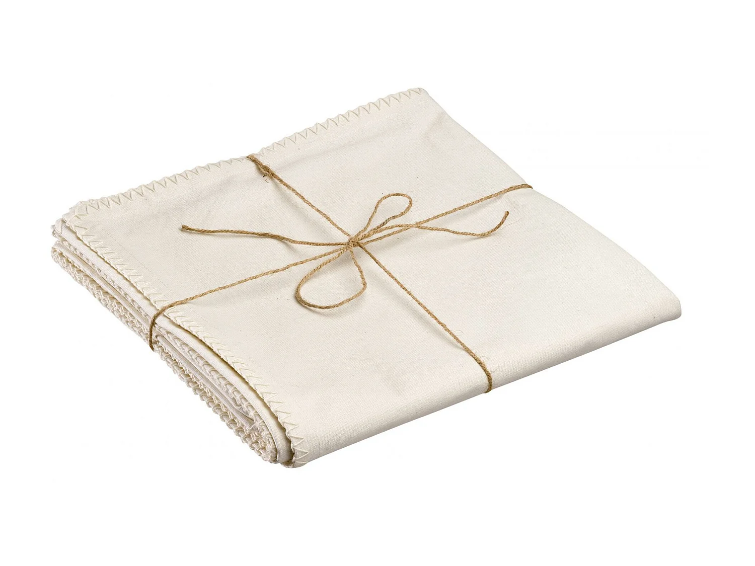 Toalha de mesa reciclada Delia Marfim 170 x 300 cm