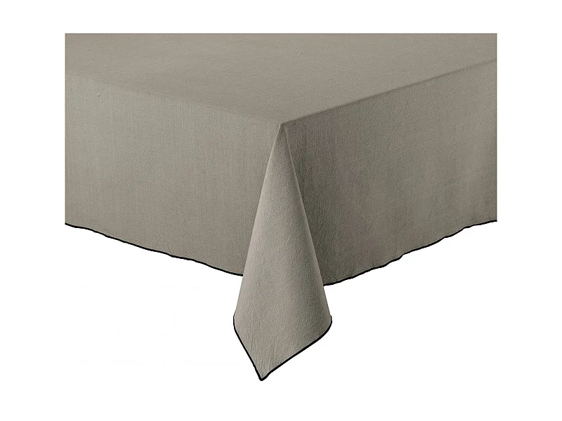 Nappe recyclée Grace ombre 140 x 140 cm Winkler
