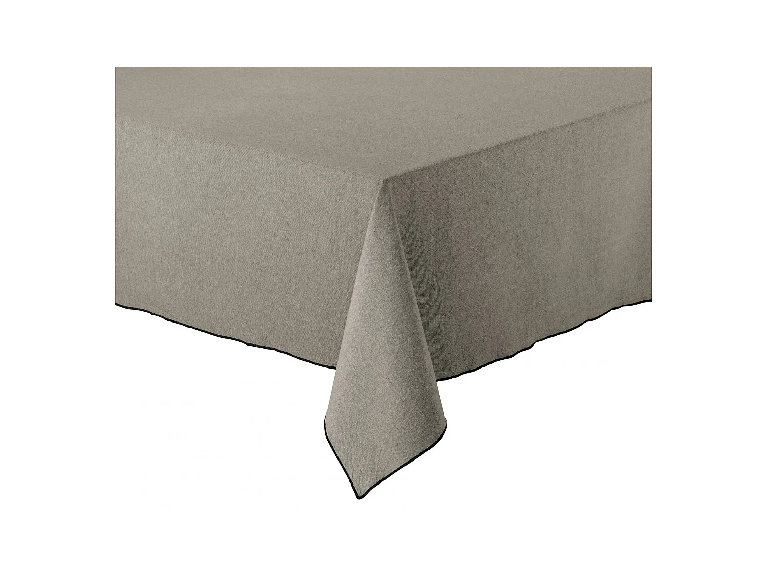 Nappe recyclée Grace ombre 140 x 140 cm Winkler