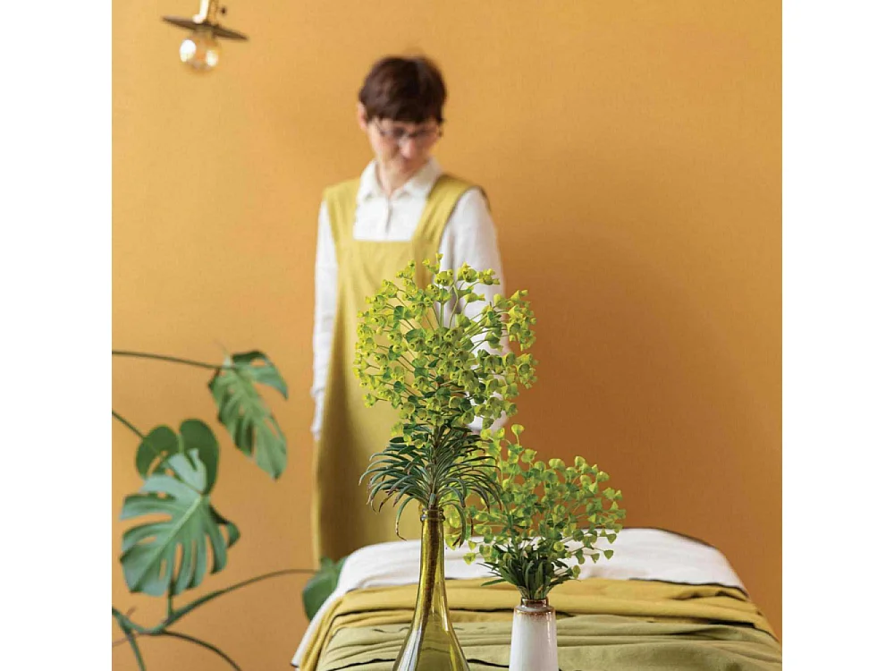 Mantel reciclado Grace Caqui 140 x 140 cm