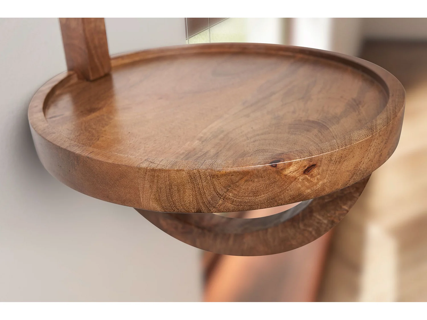 Étagère Murale Bois Massif 30x33x30 cm Étagère Suspendue Flottante