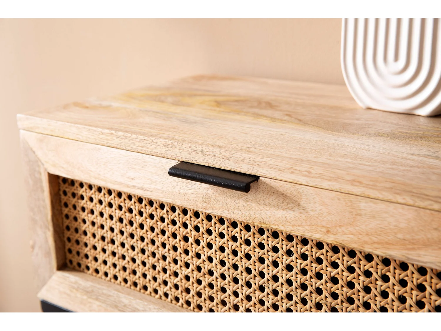 Table de Chevet Bois Massif 50x60x30 cm Table de Nuit d'appoint Haute