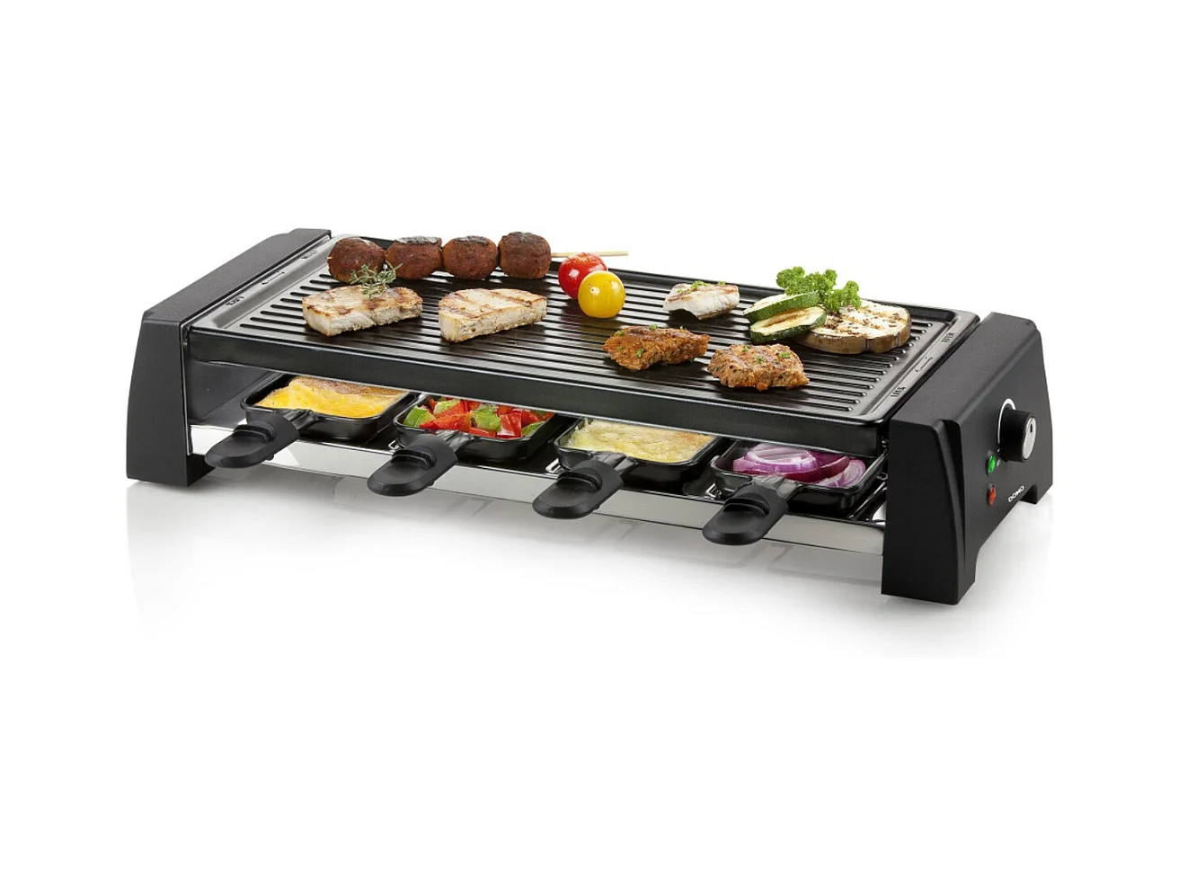 DOMO DO9189G Appareil a raclette 8 personnes - Noir