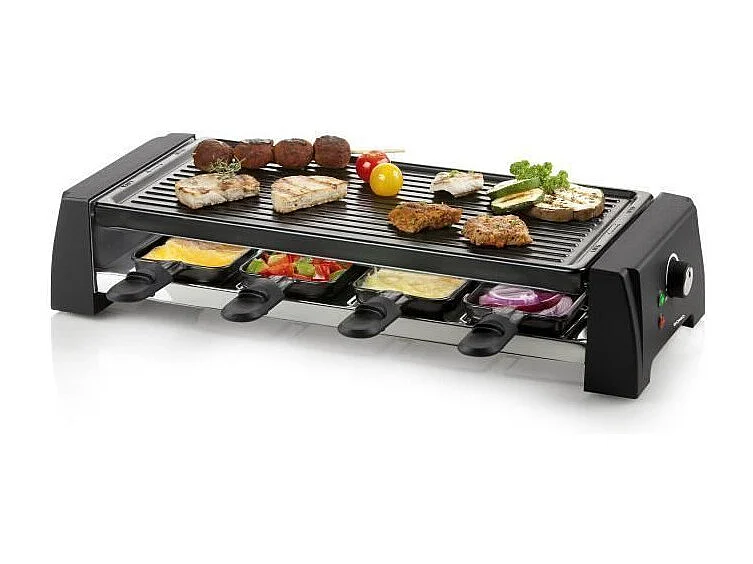 DOMO DO9189G Appareil a raclette 8 personnes - Noir