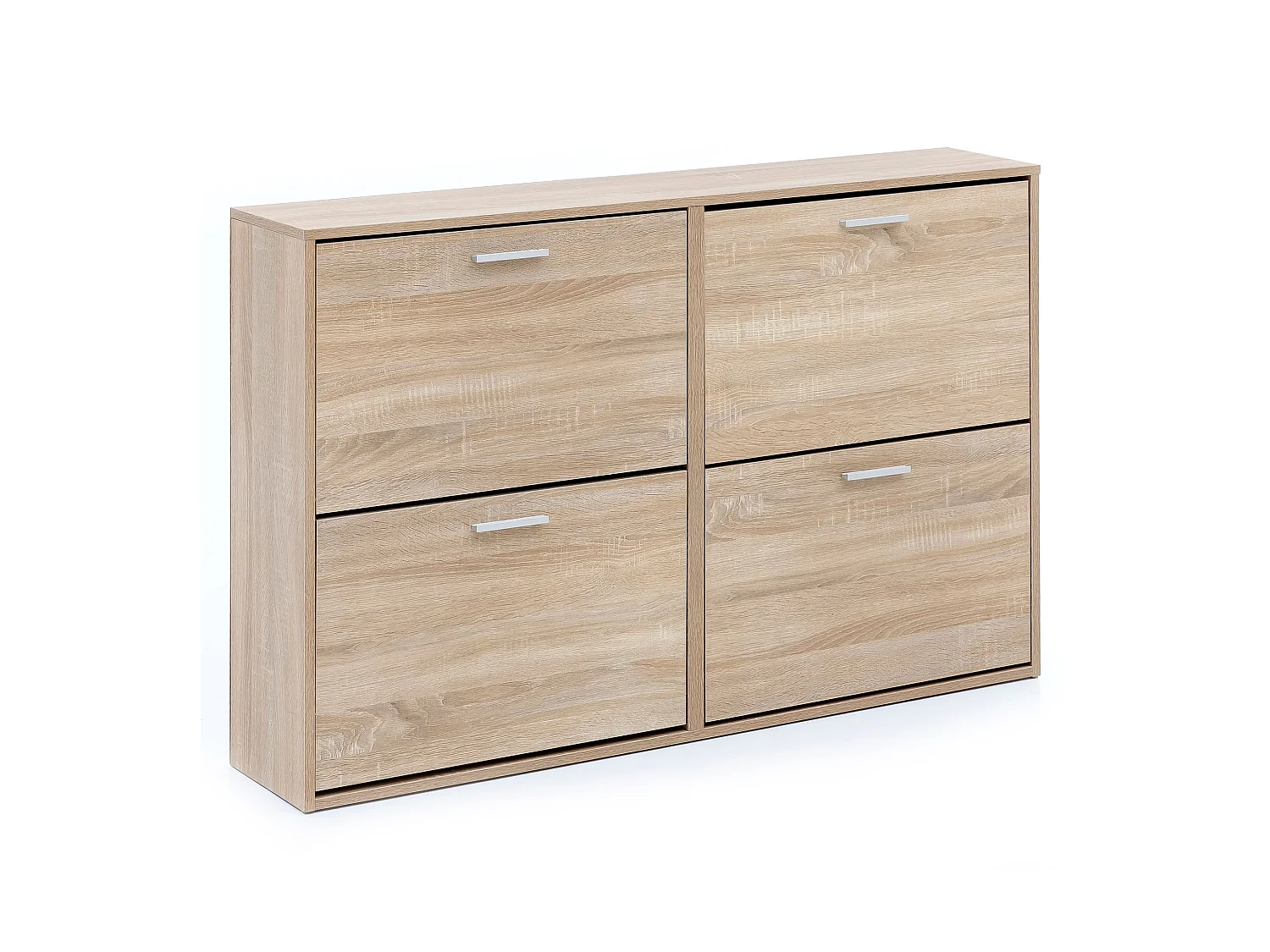 Meuble à Chaussures 120 cm Étagère Meuble d’Entrée Rangement Moderne