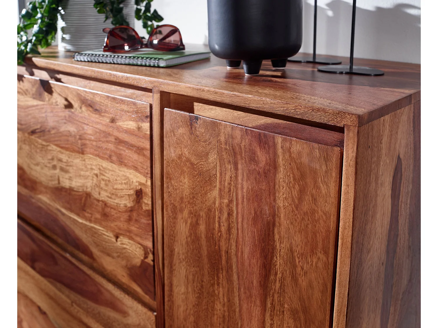 Meuble à Chaussures Bois Massif 120 cm Rangement Meuble de Entrée