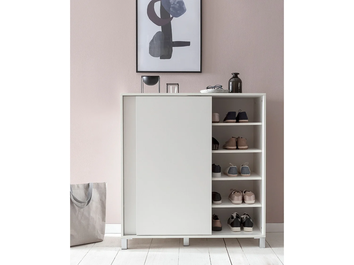 Schuhschrank SV51780 Holz 20 Paar Schuhe Schuhregal Schuhkommode Groß