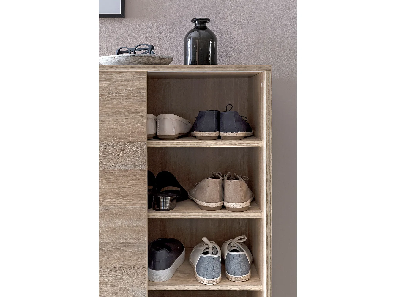 Schuhschrank SV51780 Holz 20 Paar Schuhe Schuhregal Schuhkommode Groß