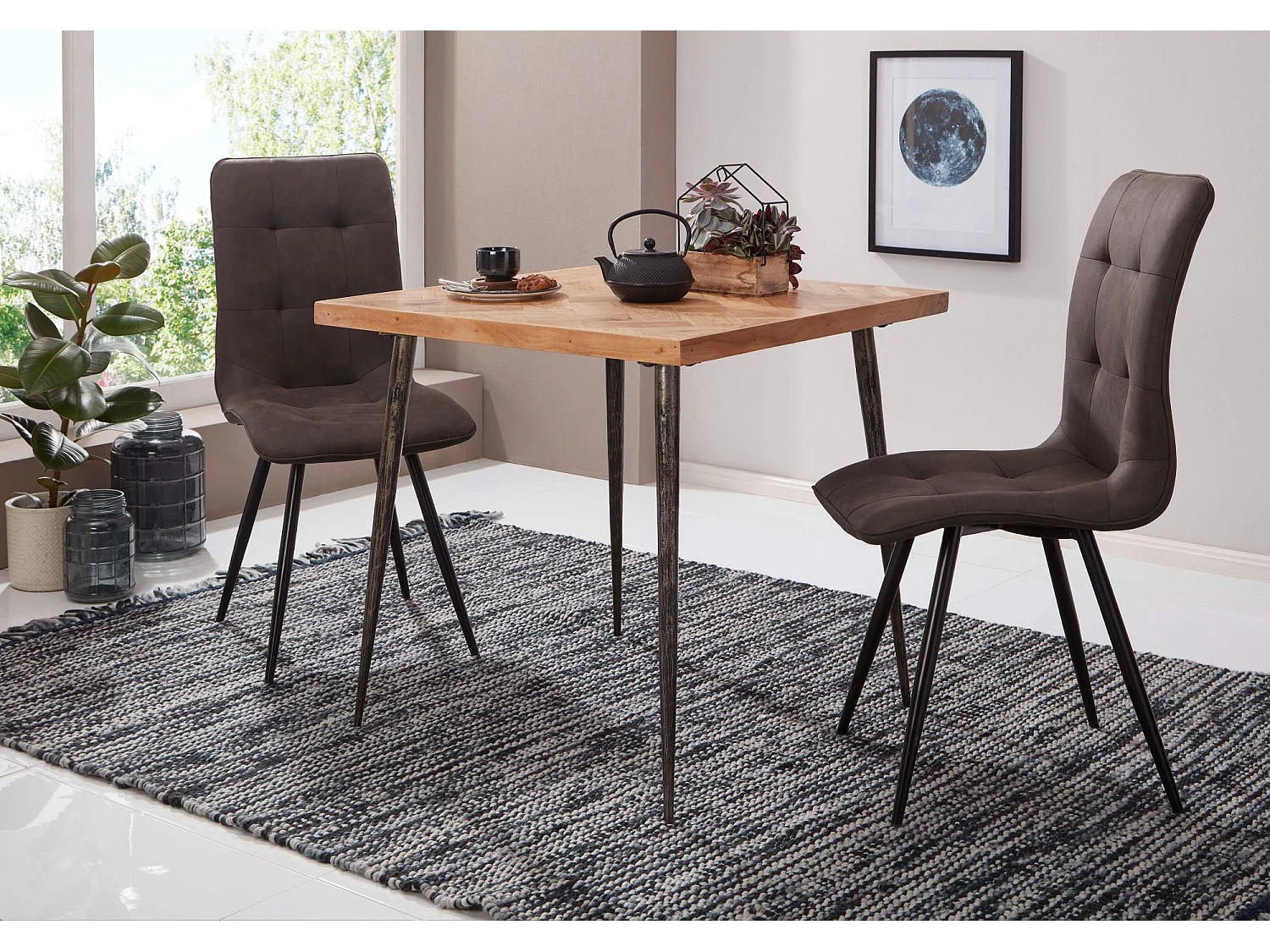 Esstisch Holz Esszimmertisch Massiv Holztisch Tisch Esszimmer 80cm