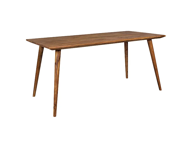 Esstisch 160 x 80 cm Esszimmertisch Sheesham Massiv Holz Tisch