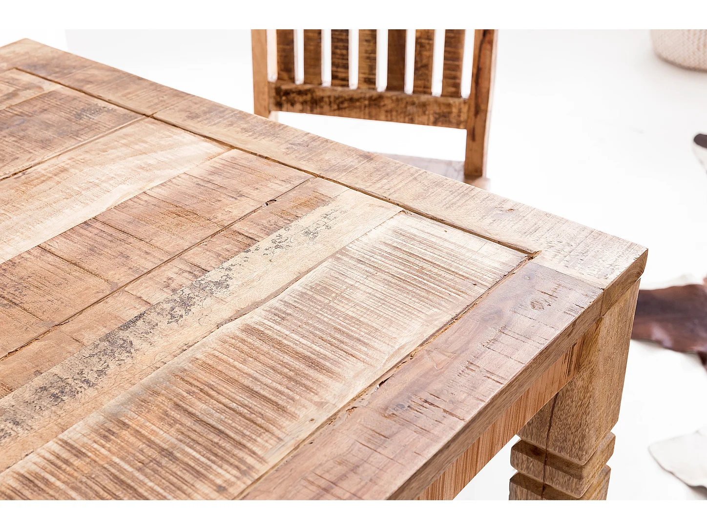 Esstisch 120 x 70cm Esszimmertisch Massiv Holz Tisch Küchentisch