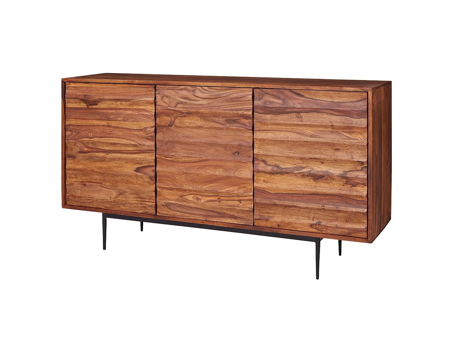 Sideboard Sheesham Landhaus Kommode Holz Massiv Anrichte Standschrank