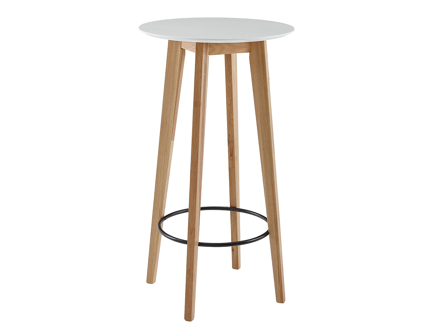 Stehtisch 60x110x60cm Weiß Bartisch Skandinavisch Eiche Tisch Partytisch