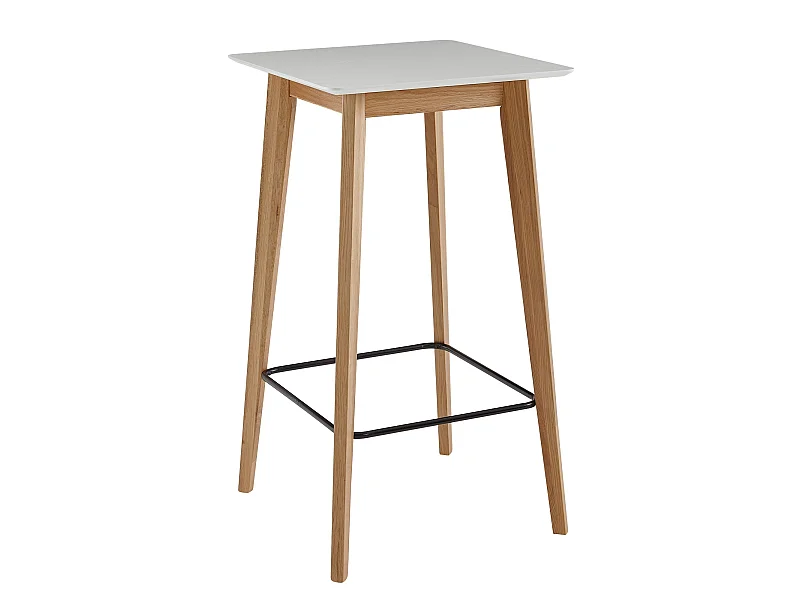 Stehtisch 60x110x60cm Weiß Bartisch Skandinavisch Eiche Tisch Partytisch