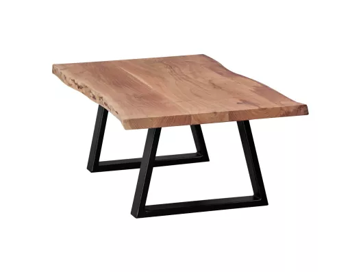 Kauf Unique Couchtisch GAYA Massivholz Akazie 115 x 60 cm Baumstamm Wohnzimmertisch