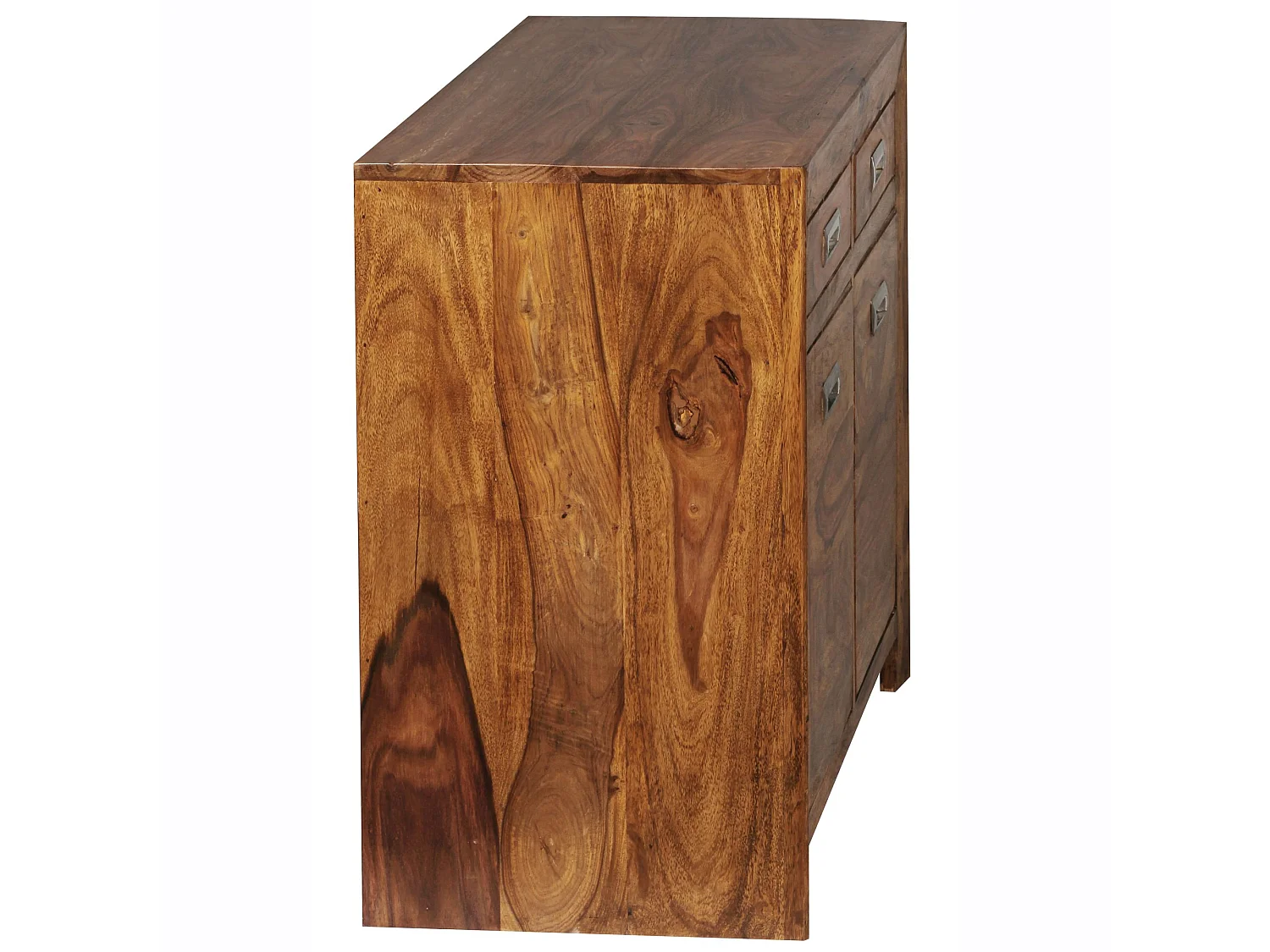 Sideboard Sheesham Kommode 90 x 40 x 70 cm Massiv Holz Anrichte Türen