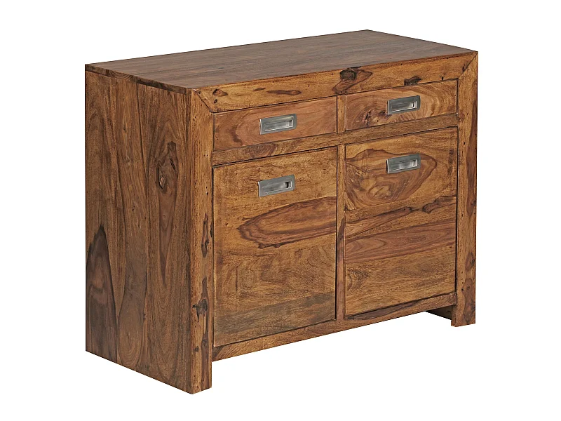 Sideboard Sheesham Kommode 90 x 40 x 70 cm Massiv Holz Anrichte Türen