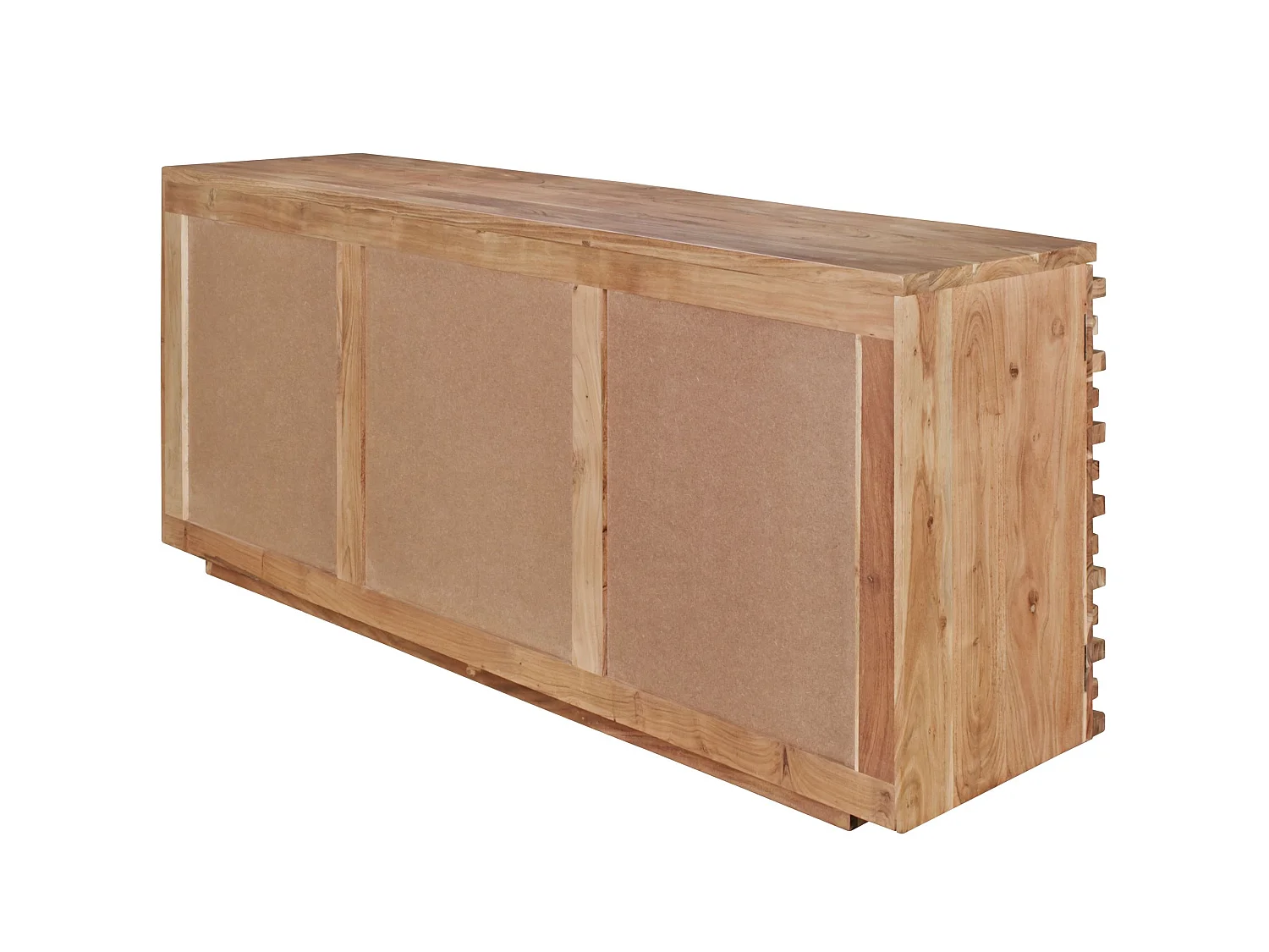 Sideboard Akazie 160 cm Massivholz Anrichte Landhaus Kommode Schrank Baumkante