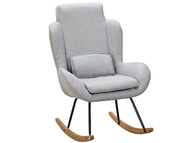 Schaukelstuhl CAPRI Relaxsessel Schwingsessel Stoff Schwingstuhl Polster