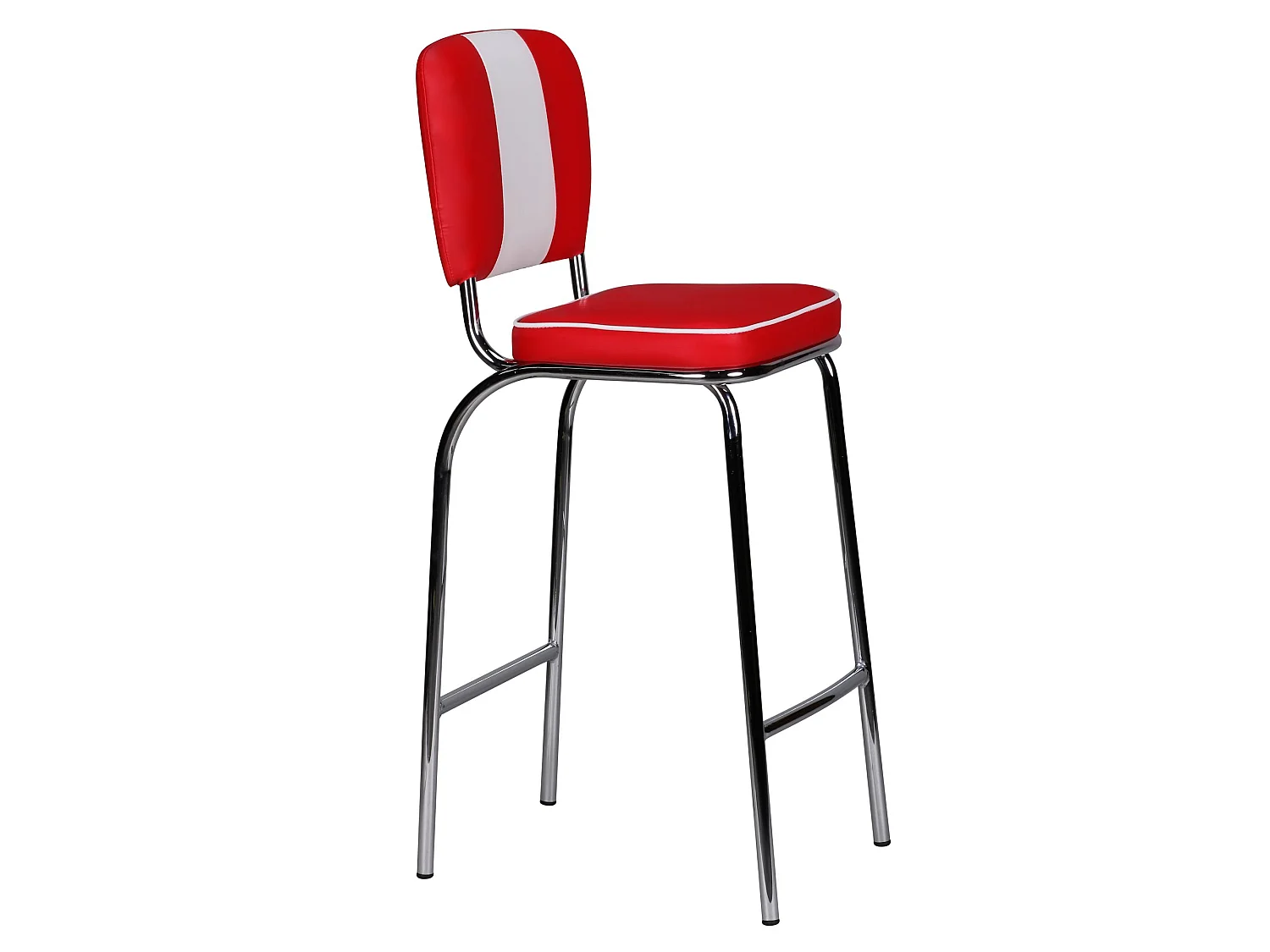 2er Set Barhocker American Diner Barstuhl 50er Jahre Retro Stuhl US Doppelpack