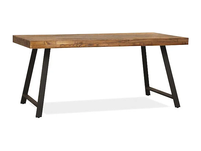 TAVOLO ARBUSTO STRONG 180*90 RUSTICO SCURO/NERO