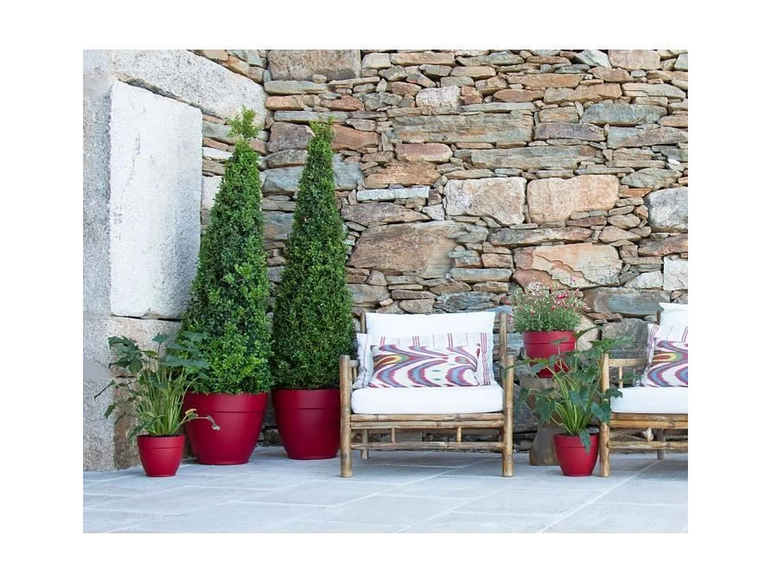 Pot de jardin Capri Campana 35cm anthracite Artevasi - 20L