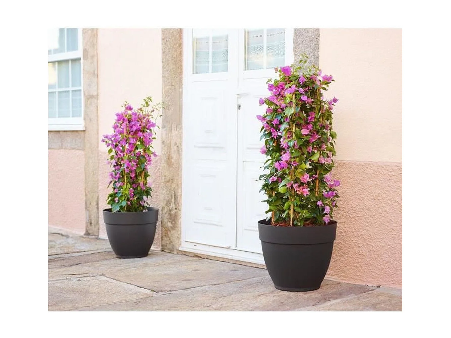 Pot de jardin Capri Campana 35cm anthracite Artevasi - 20L