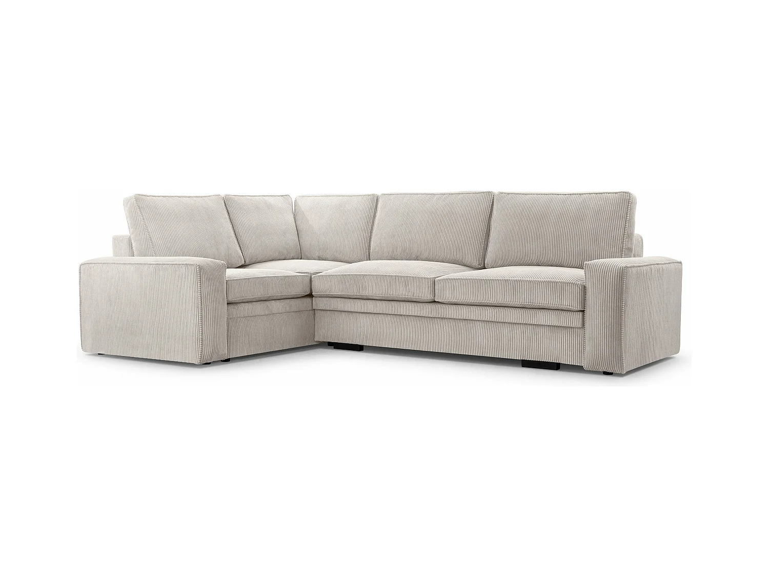 ECKSOFA Eckcouch Panten Hellgrau (Lincoln 83)