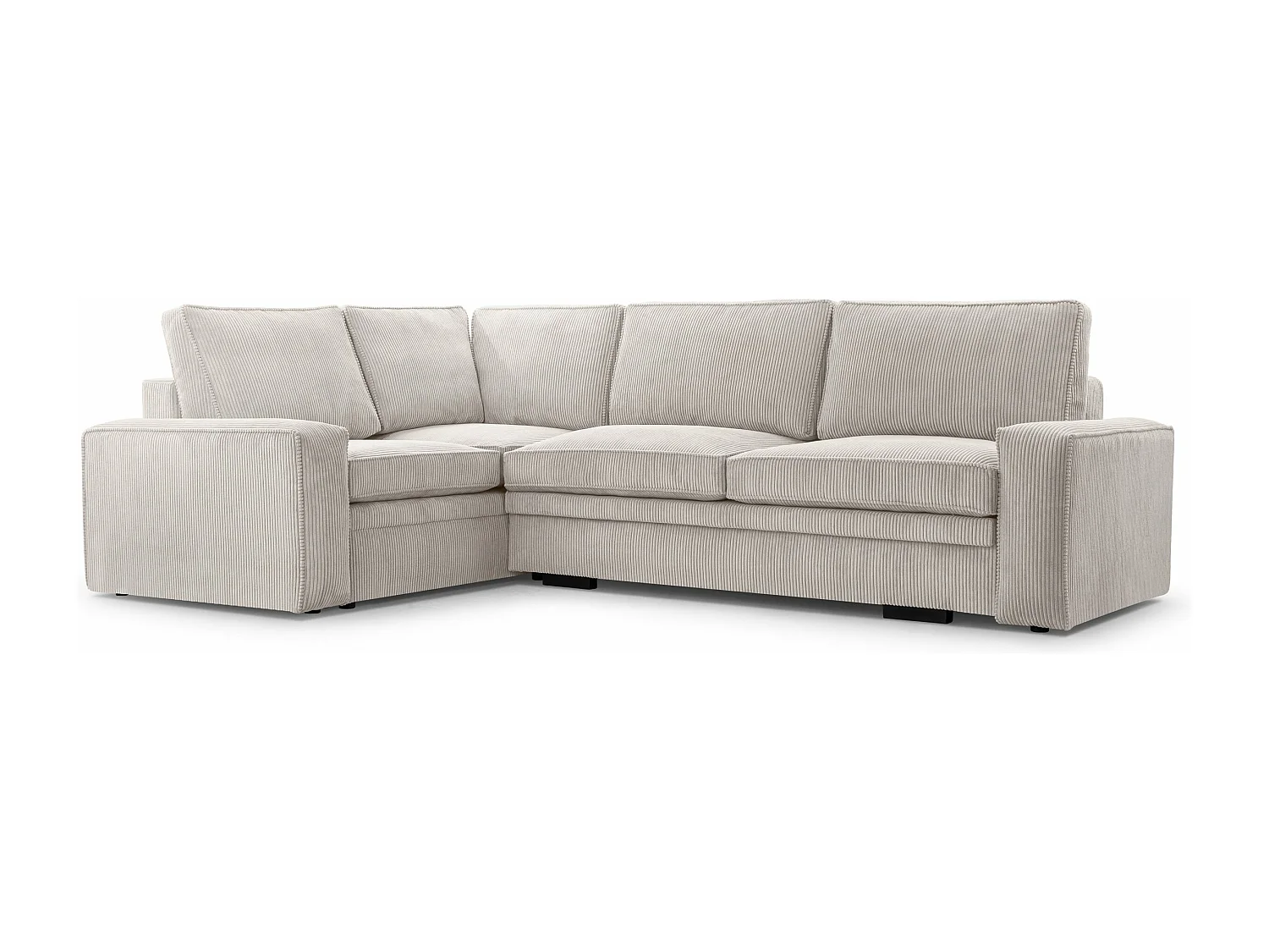 ECKSOFA Eckcouch Panten Hellgrau (Lincoln 83)