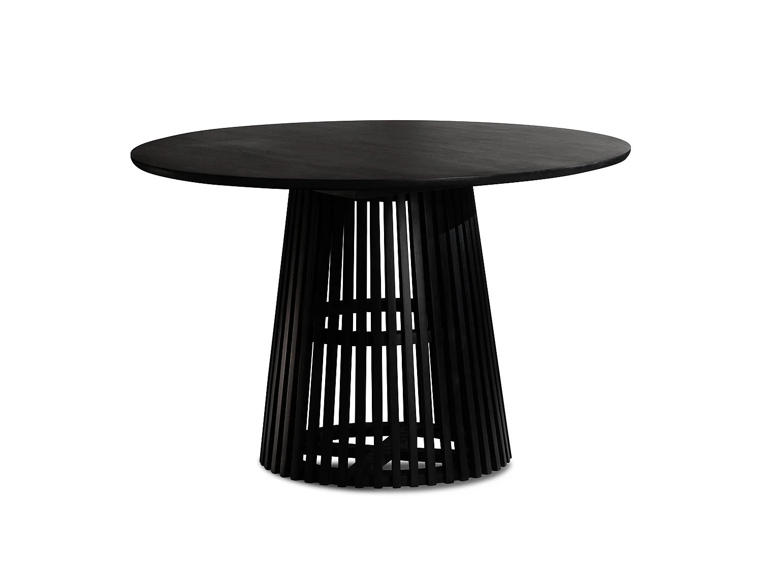 Esszimmertisch  Esstisch 120x120x77 cm Massivholz Schwarz Küchentisch