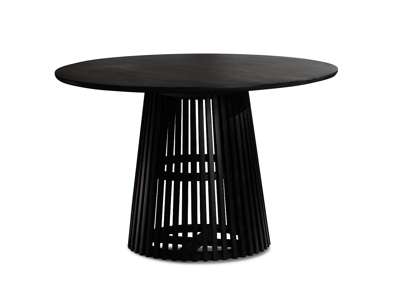 Esszimmertisch  Esstisch 120x120x77 cm Massivholz Schwarz Küchentisch