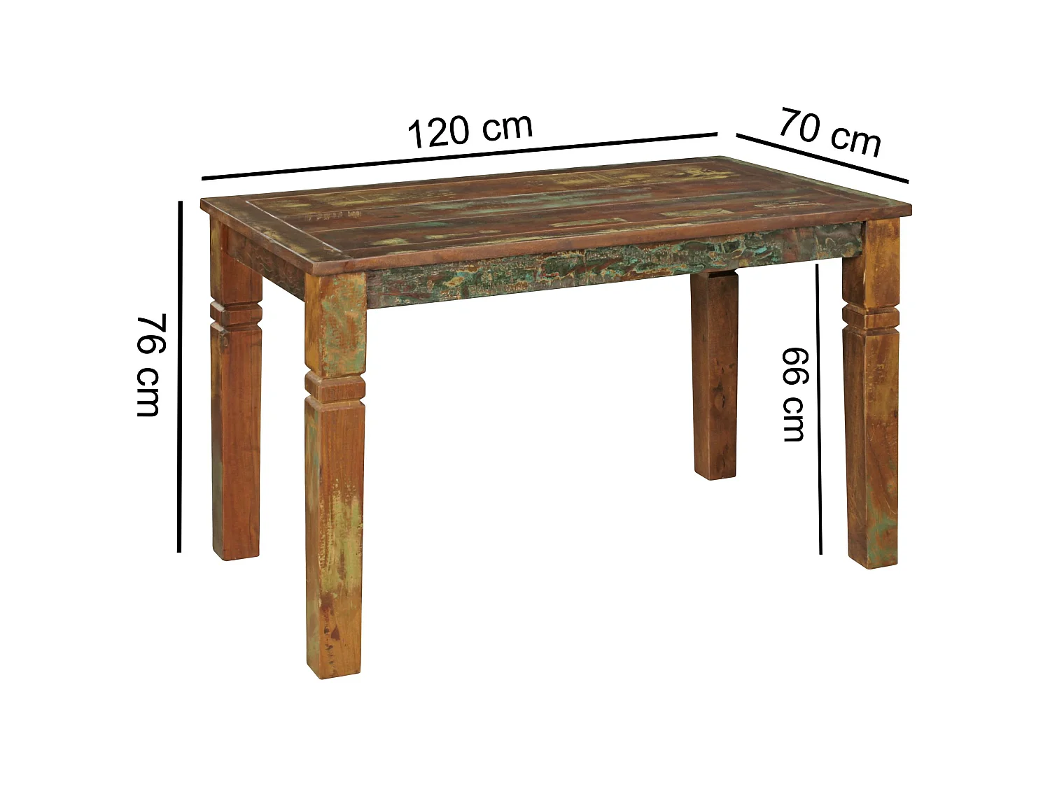 Esszimmertisch 120 x 70 cm Esstisch Tisch Küchentisch 4-6 Pers.