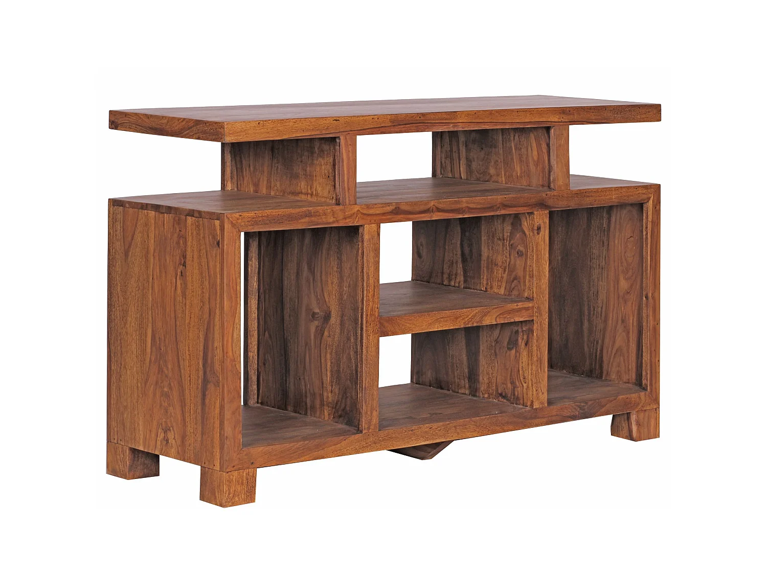 Buffet Sheesham Bois Massif 115 cm Meuble TV Buffet Commode Rangement