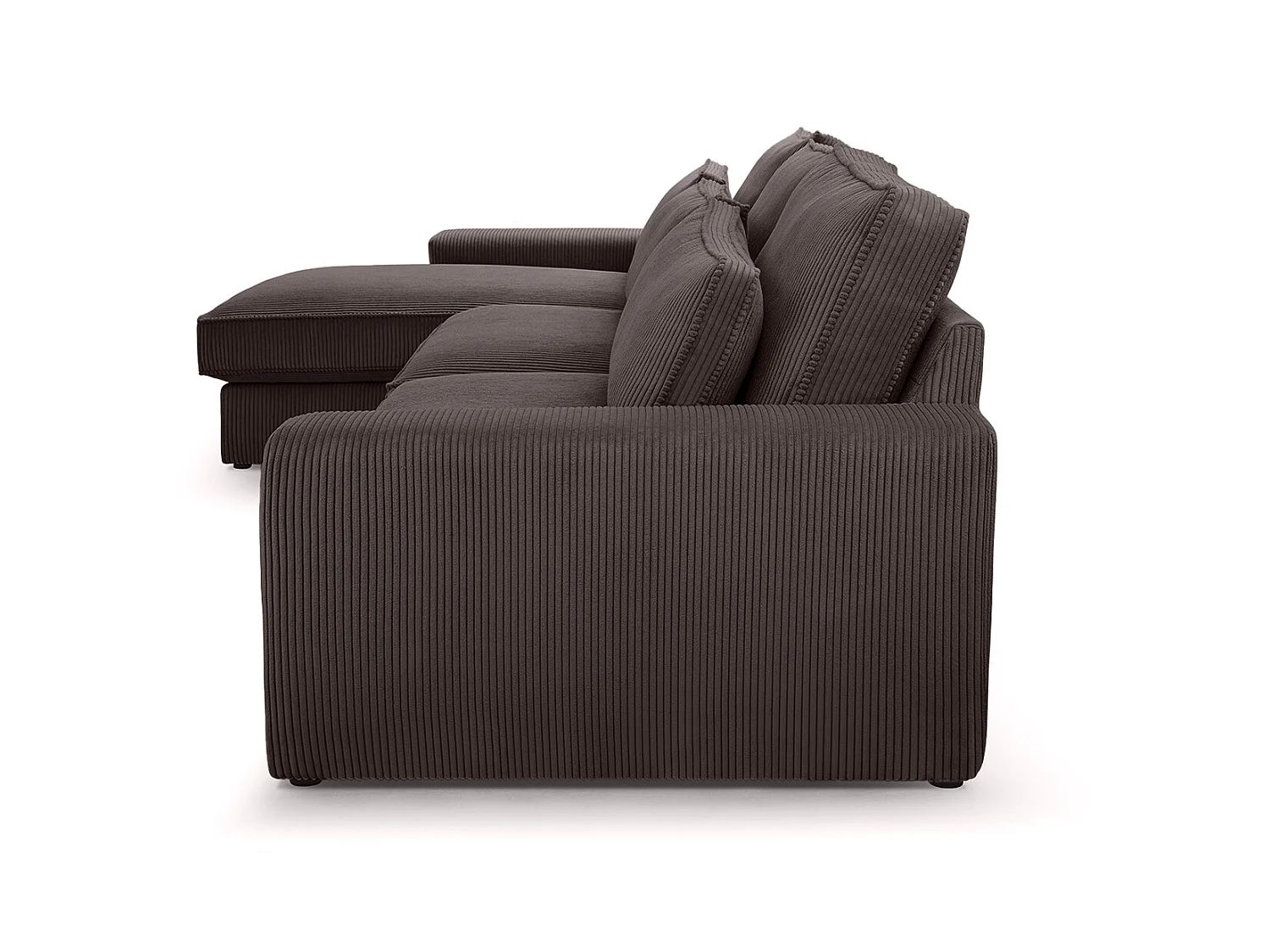 ECKSOFA Eckcouch Burla Dunkelbraun (Lincoln 29)