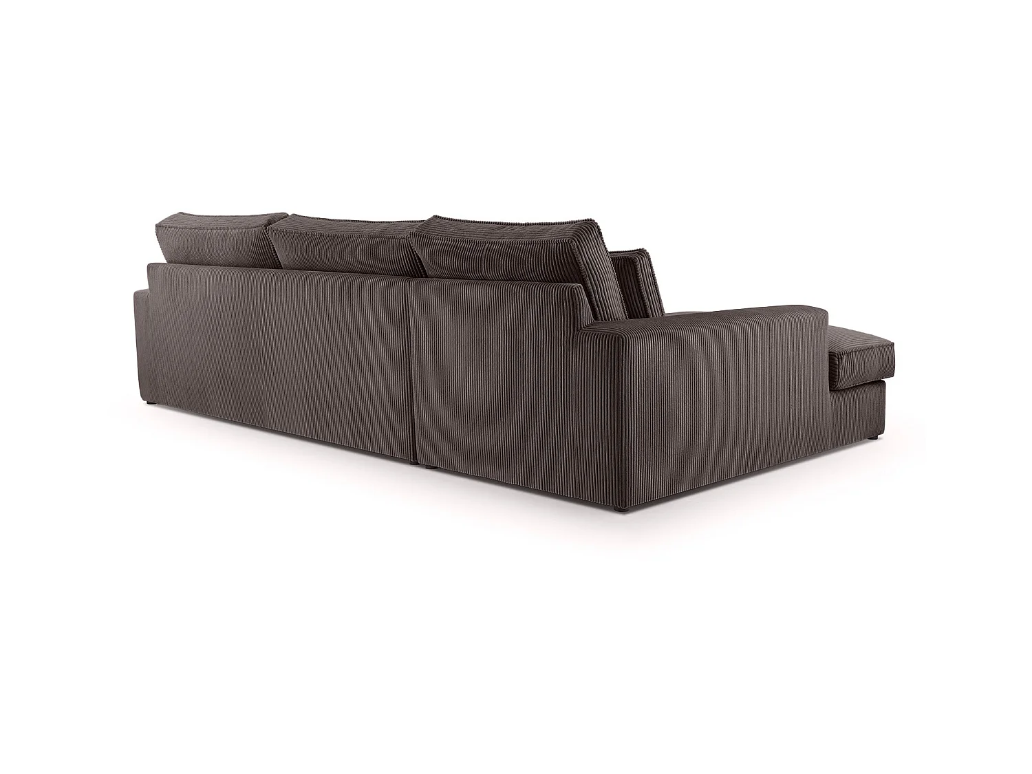 ECKSOFA Eckcouch Burla Dunkelbraun (Lincoln 29)