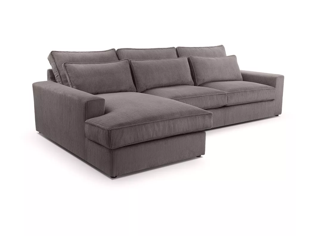 Kauf Unique ECKSOFA Eckcouch Burla Cappuccino (Lincoln 24)