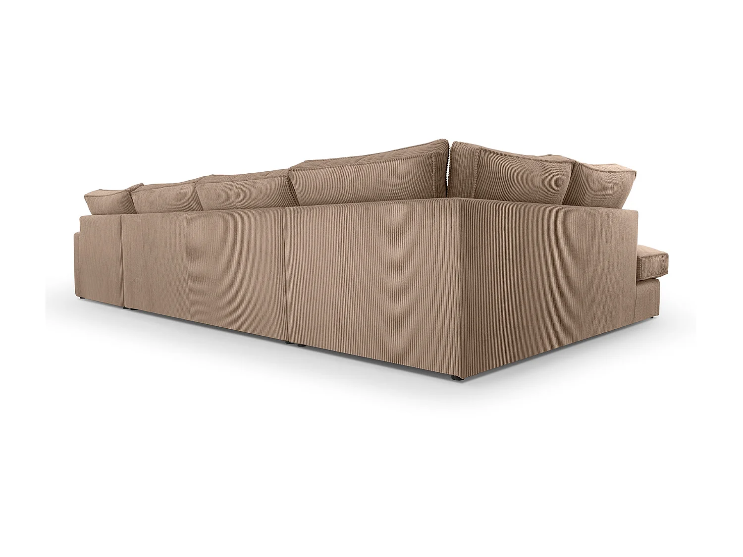 ECKSOFA Eckcouch Burla U Braun (Lincoln 17)