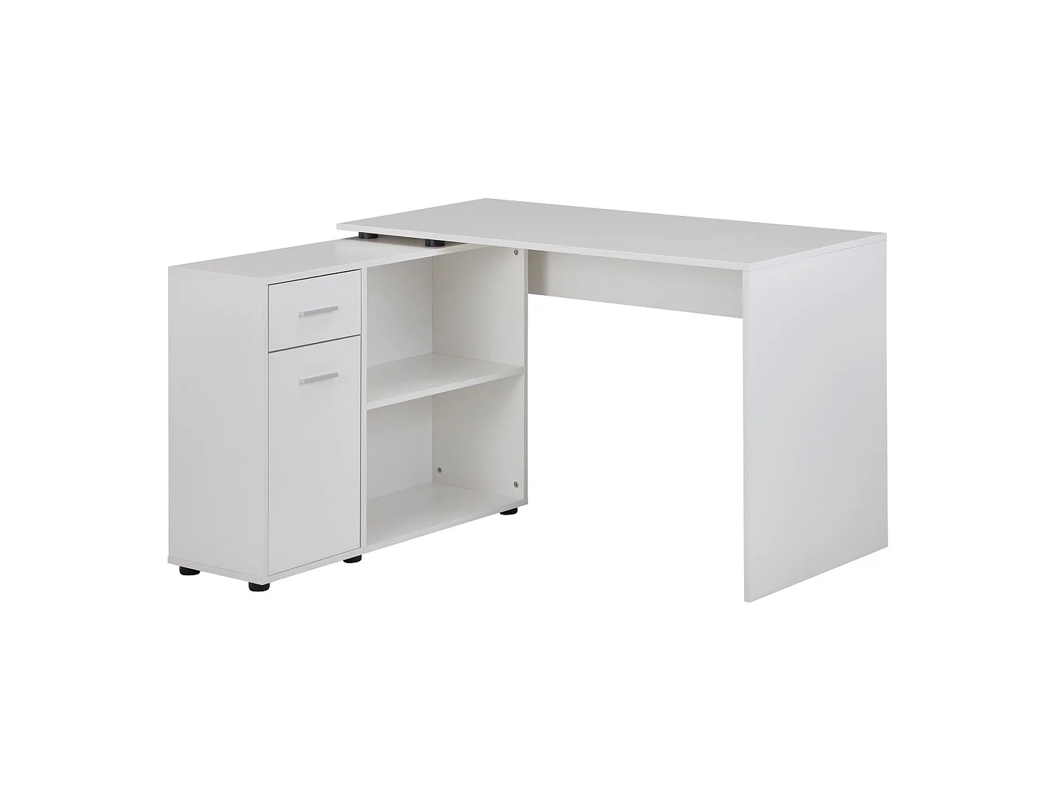 Schreibtisch Computer Eckschreibtisch Bürotisch Regal Winkel PC Tisch