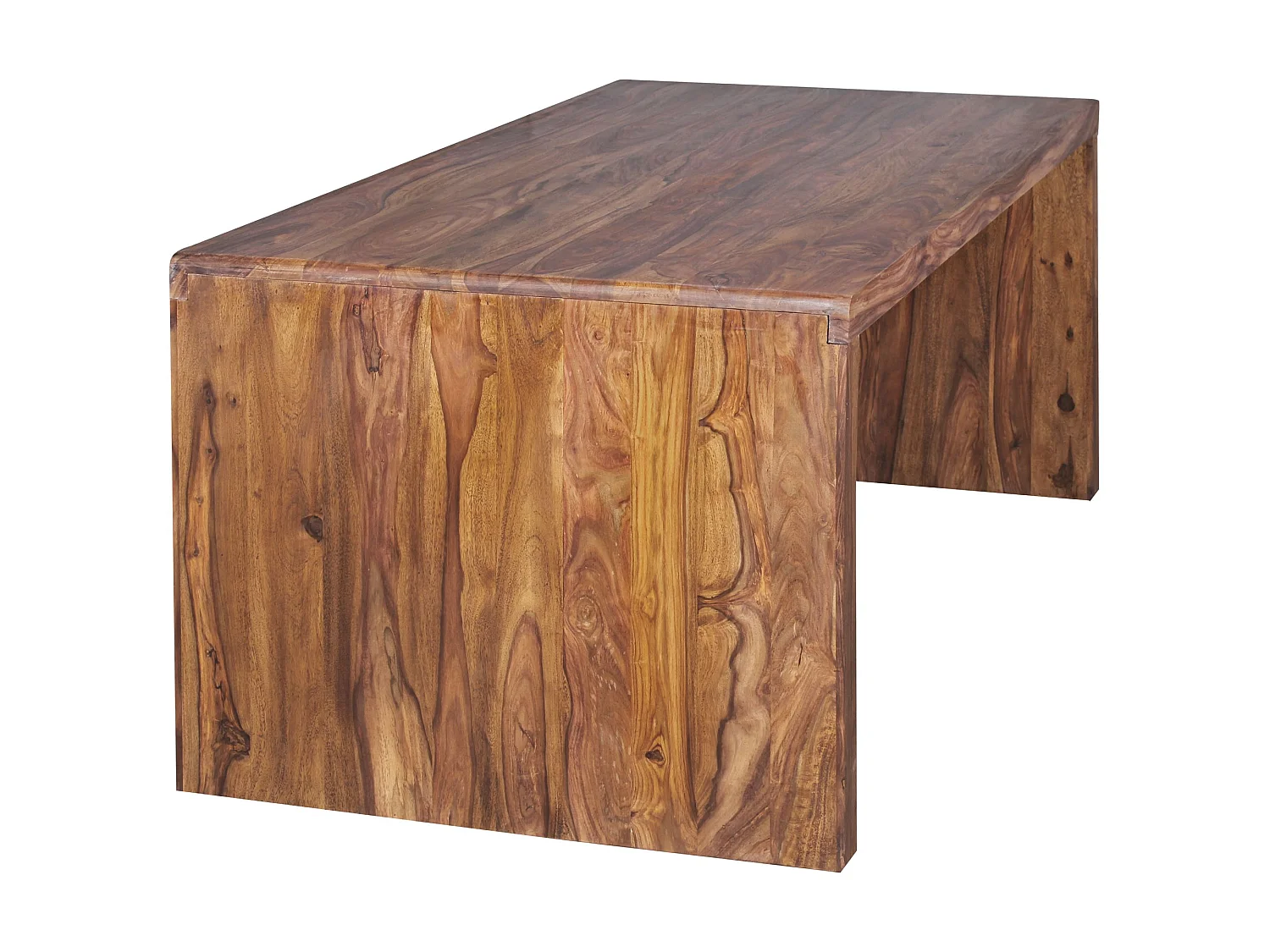 Bureau 160 cm Table d’Ordinateur Bois Massif Sheesham Table de Travail