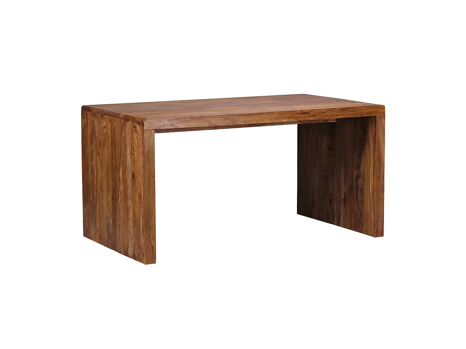 Bureau 160 cm Table d’Ordinateur Bois Massif Sheesham Table de Travail