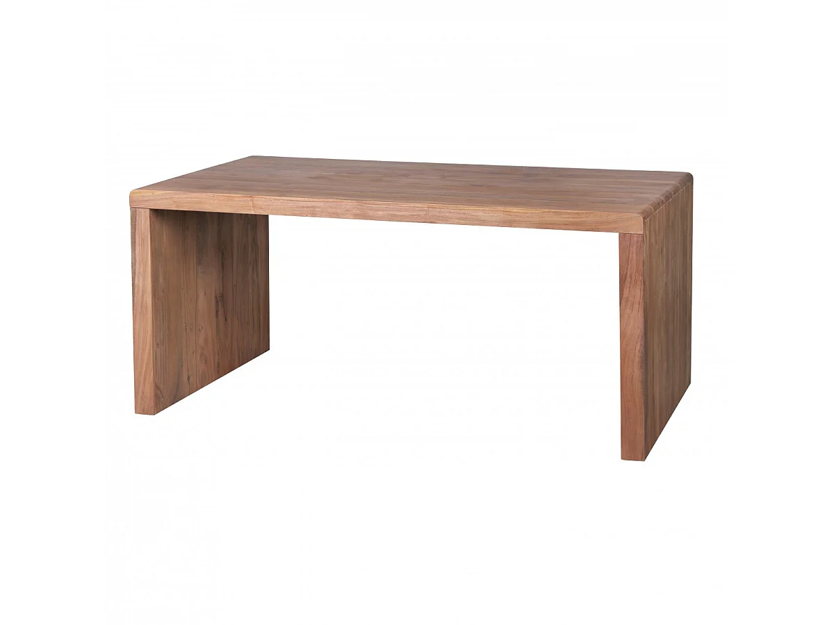 Schreibtisch 160 x 80 x 76 vm Akazie Massiv Bürotisch Büromöbel Neu