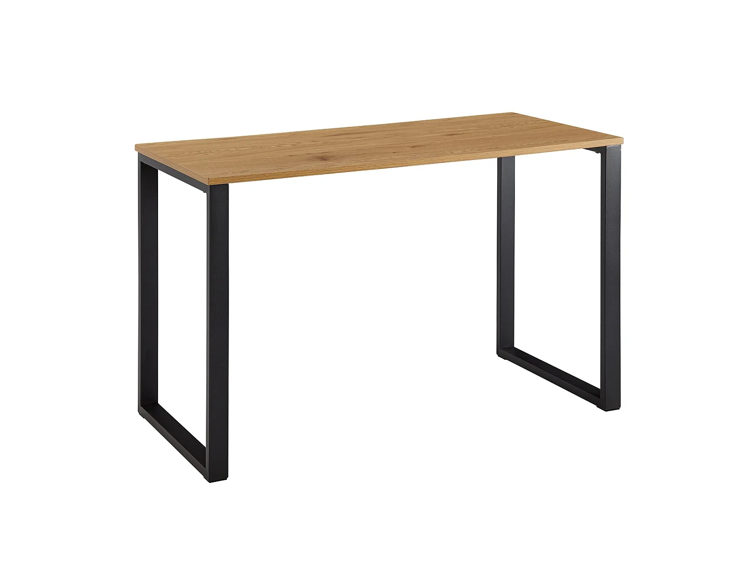 Schreibtisch  Bürotisch Eiche Schwarz 120x60x76 cm Computertisch Tisch