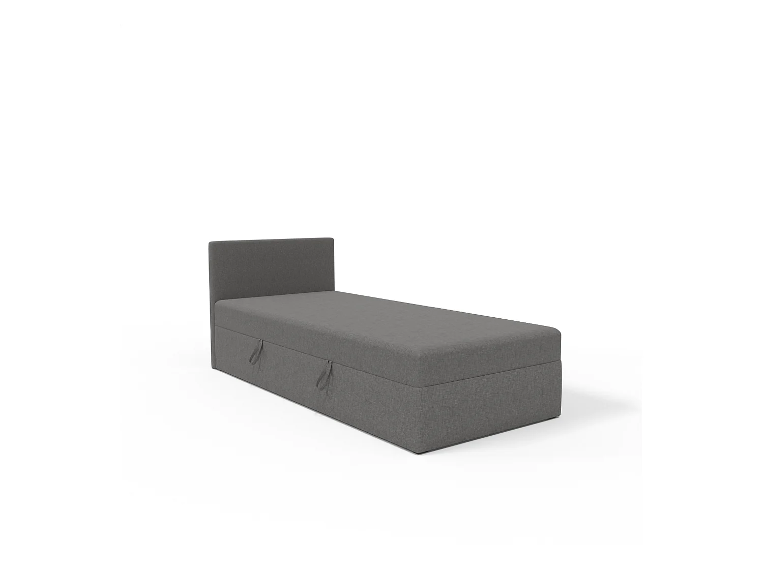 BOX BETT mit Bettkästen Menorca mini basic 100x200 cm, Grau