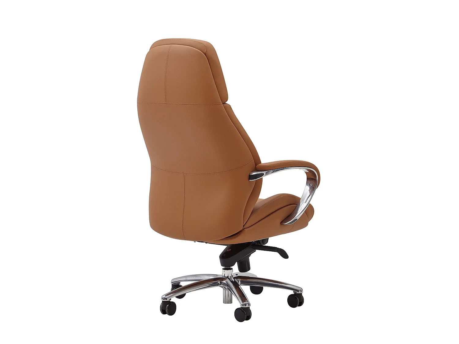 Bürostuhl Chefsessel Echtleder Caramel Ergonomisch XXL Drehstuhl 120 kg
