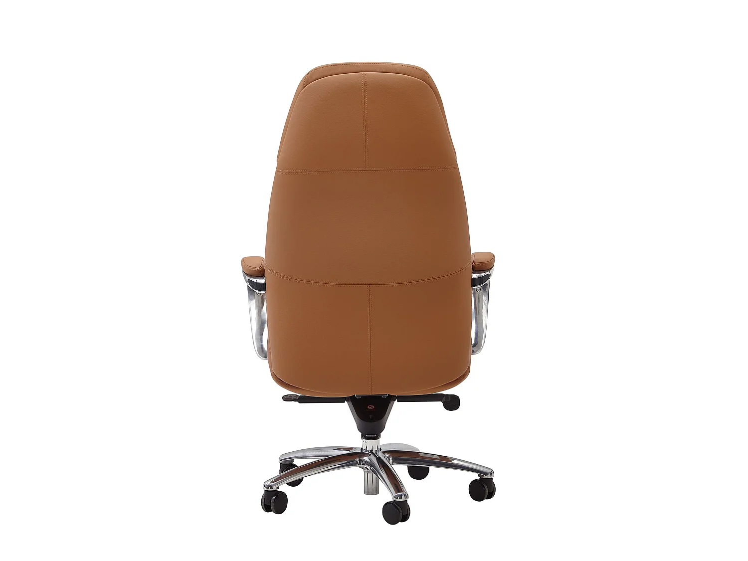 Bürostuhl Chefsessel Echtleder Caramel Ergonomisch XXL Drehstuhl 120 kg